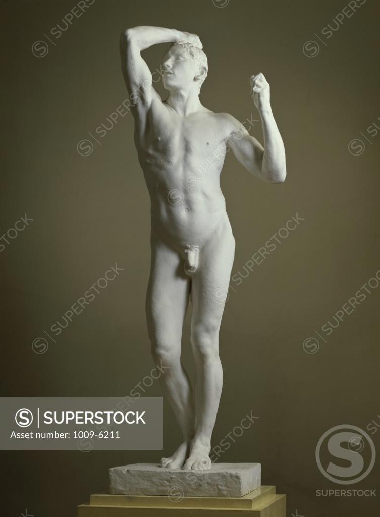 Stock Photo: 1009-6211 BRONZE CENTURY, THE SCULPTURE RODIN, AUGUSTE 1840 d1917 French Hermitage Museum, St. Petersburg, Russia 