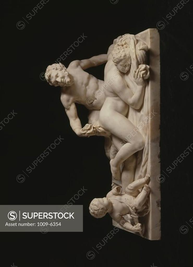Stock Photo: 1009-6354 Jupiter and Antiope, sculpture, Russia, St. Petersburg, Hermitage Museum