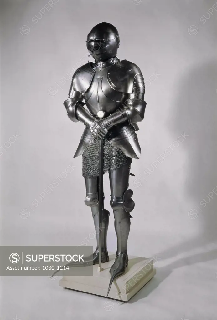 Amure Avec Poulaines Armor Antiques Musee de L'Armee, Paris, France 