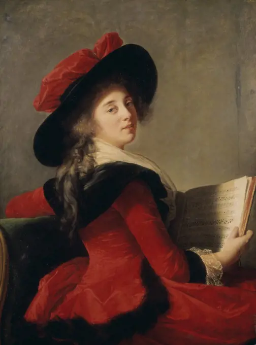 The Baroness of Crussol Elisabeth Louise Vigée-LeBrun (1755-1842 French) Musee des Augustins, Toulouse, France 