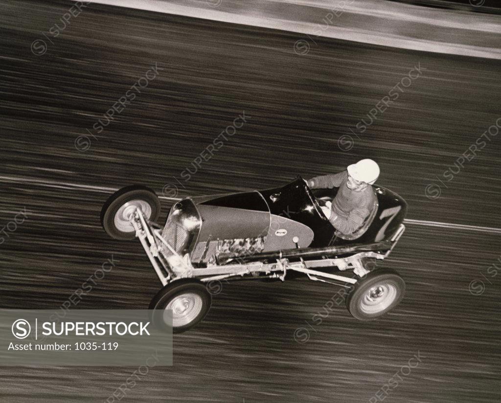 Stock Photo: 1035-119 Banked-board Speedway  