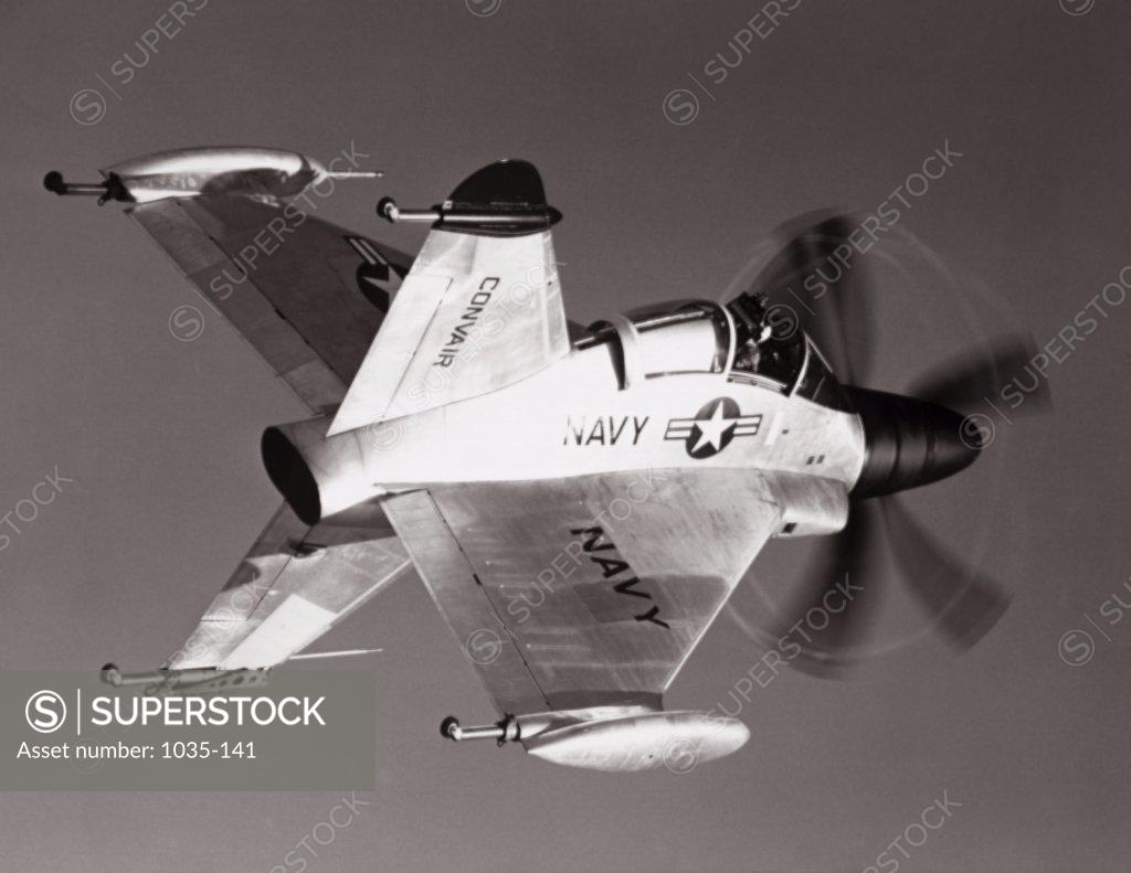 Stock Photo: 1035-141 The Pogo Convair XFY-1 (VTOL)  General Dynamics  