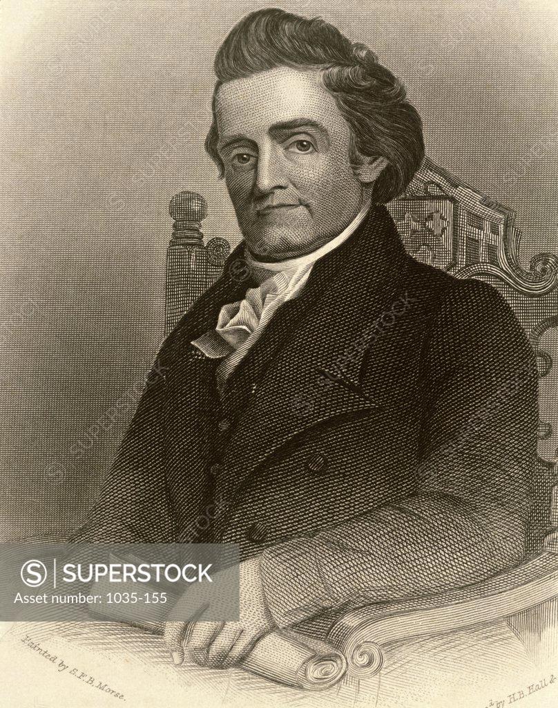 Stock Photo: 1035-155 Noah Webster (1758-1843) Lexicographer Artist Unknown Engraving Underwood Photo Archives, San Francisco, CA, USA