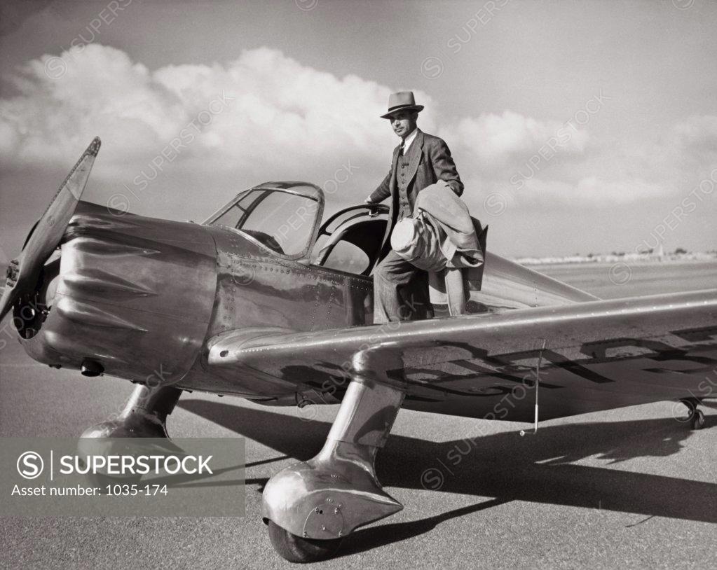 Stock Photo: 1035-174 Ryan S-C airplane  1937  