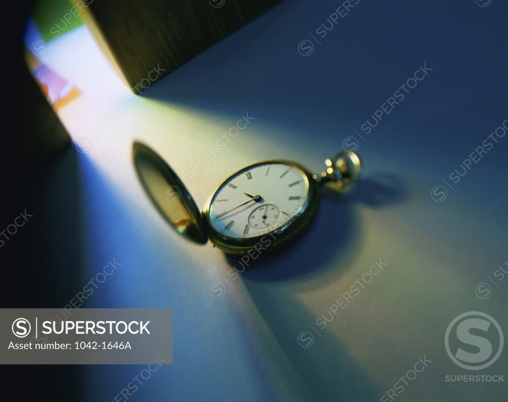 Stock Photo: 1042-1646A Close-up of a pocket watch