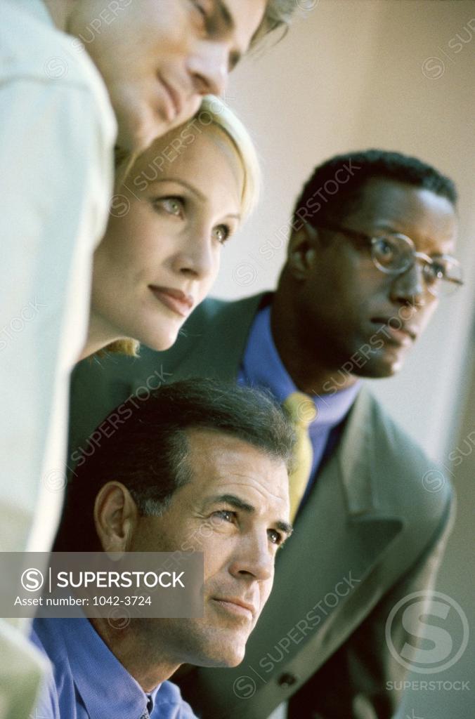 Stock Photo: 1042-3724 Business executives in an office