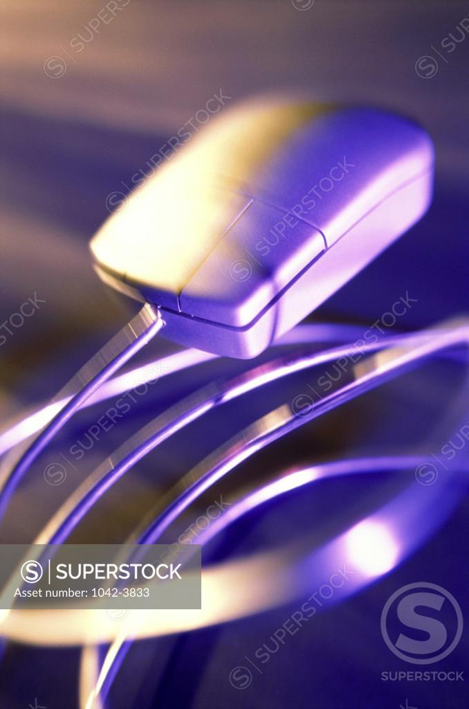 Stock Photo: 1042-3833 Close-up of a computer mouse