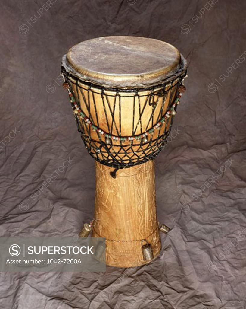 Stock Photo: 1042-7200A Djembe Drum West Africa