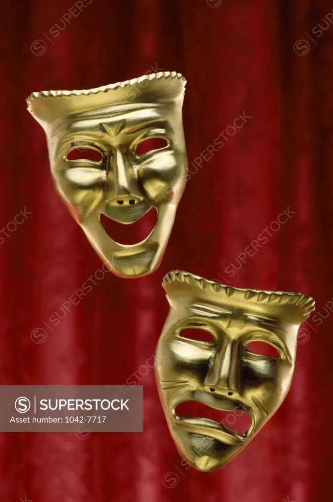 Comedy and tragedy theater masks
