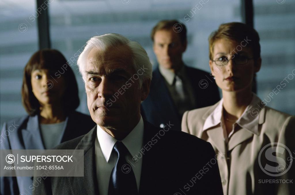 Stock Photo: 1042-8556A Portrait of business executives in an office