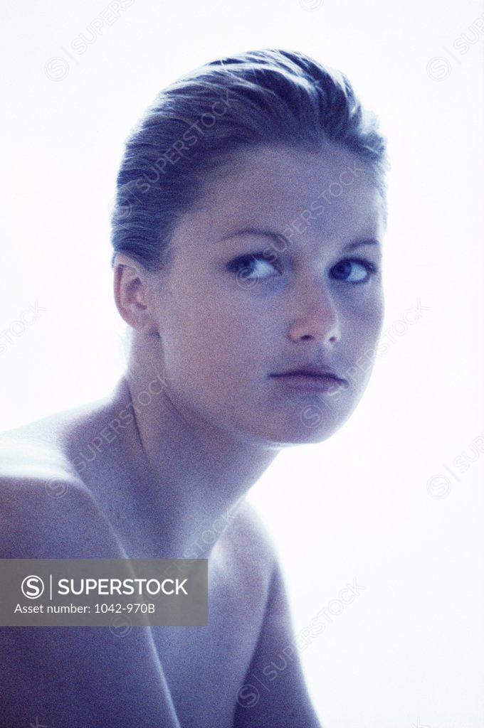 Stock Photo: 1042-970B Close-up of a young woman
