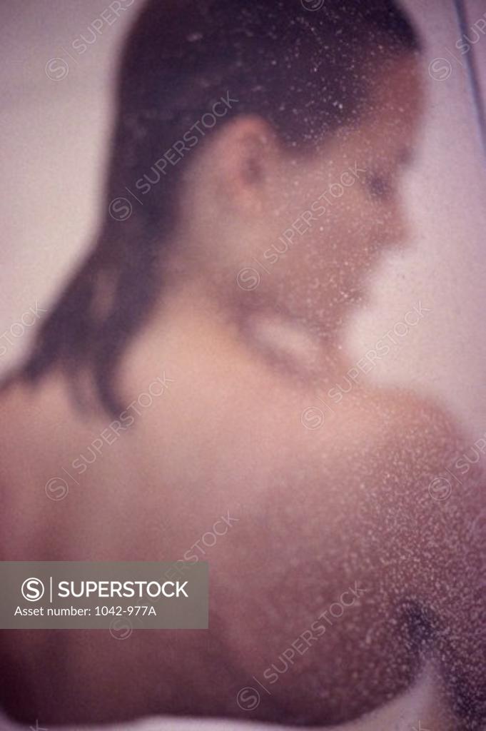 Stock Photo: 1042-977A Rear view of a young woman