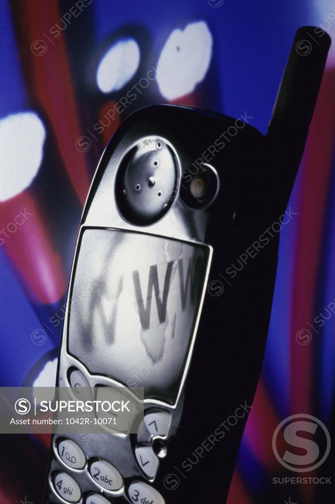 Stock Photo: 1042R-10071 Close-up of a mobile phone