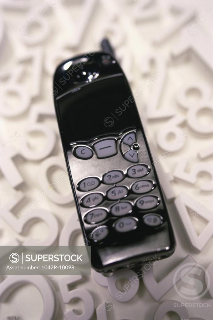 Stock Photo: 1042R-10098 Close-up of a mobile phone