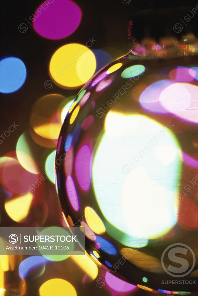 Stock Photo: 1042R-10106 Close-up of a Christmas ornament