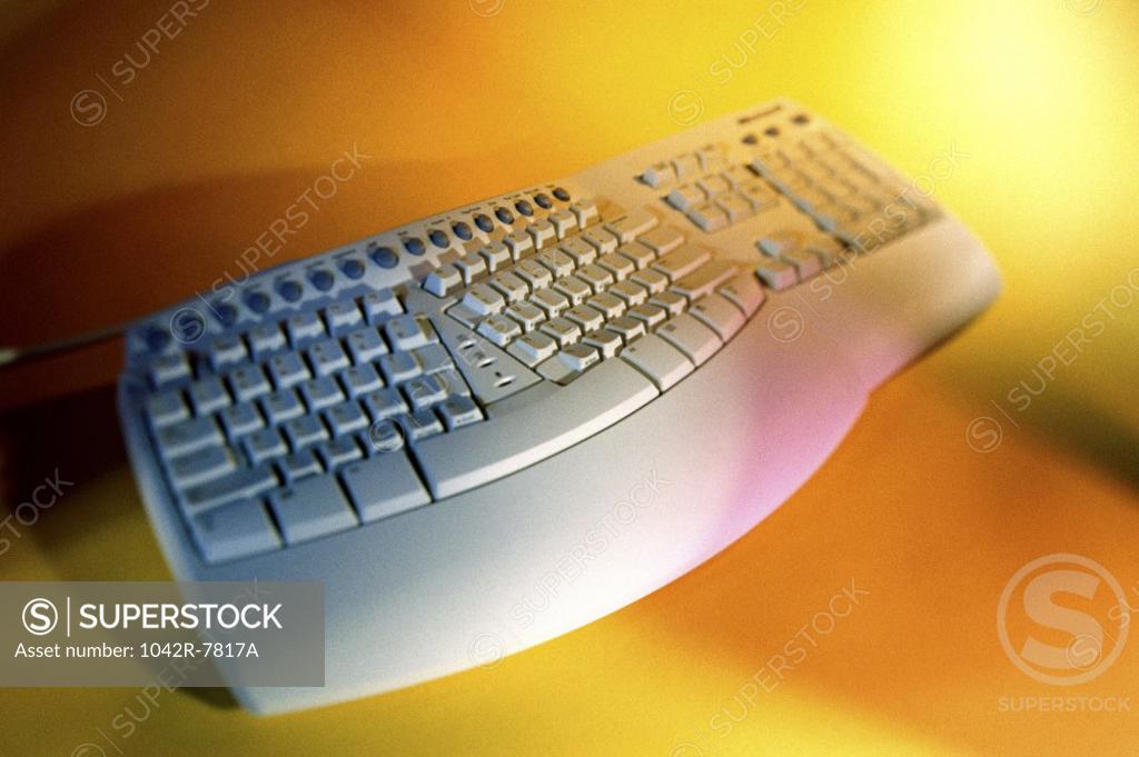 Stock Photo: 1042R-7817A Computer keyboard