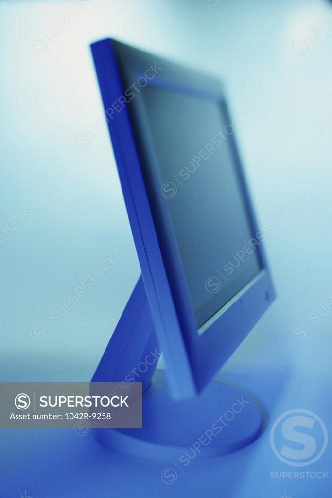 Stock Photo: 1042R-9258 Close-up of a computer monitor