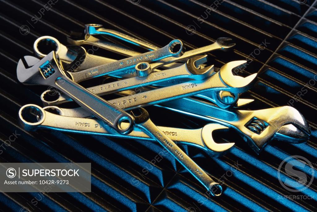 Stock Photo: 1042R-9273 Wrenches and spanners