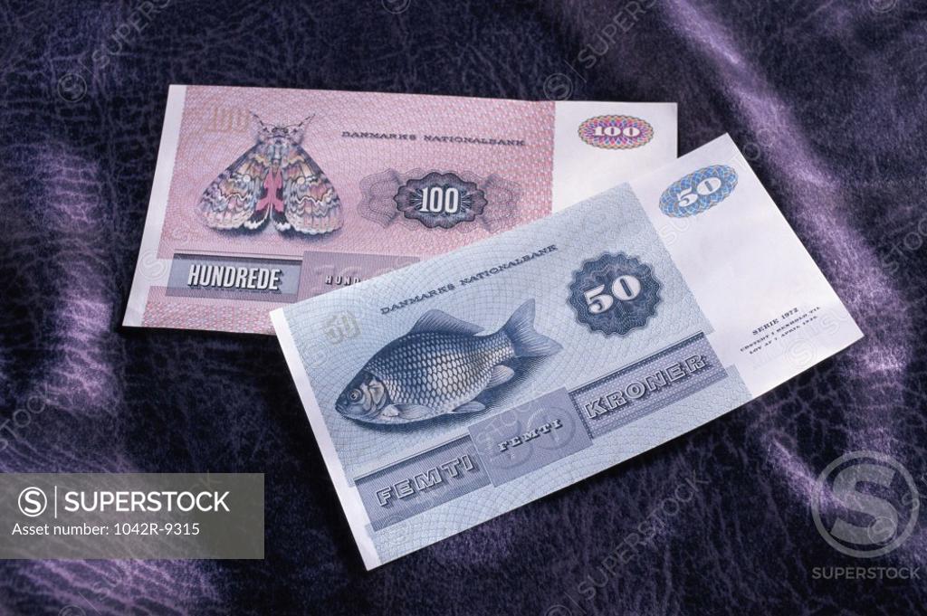 Stock Photo: 1042R-9315 Kroner banknotes