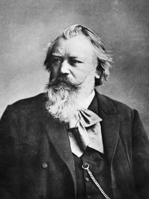 Johannes Brahms, German Composer (1833-1897)