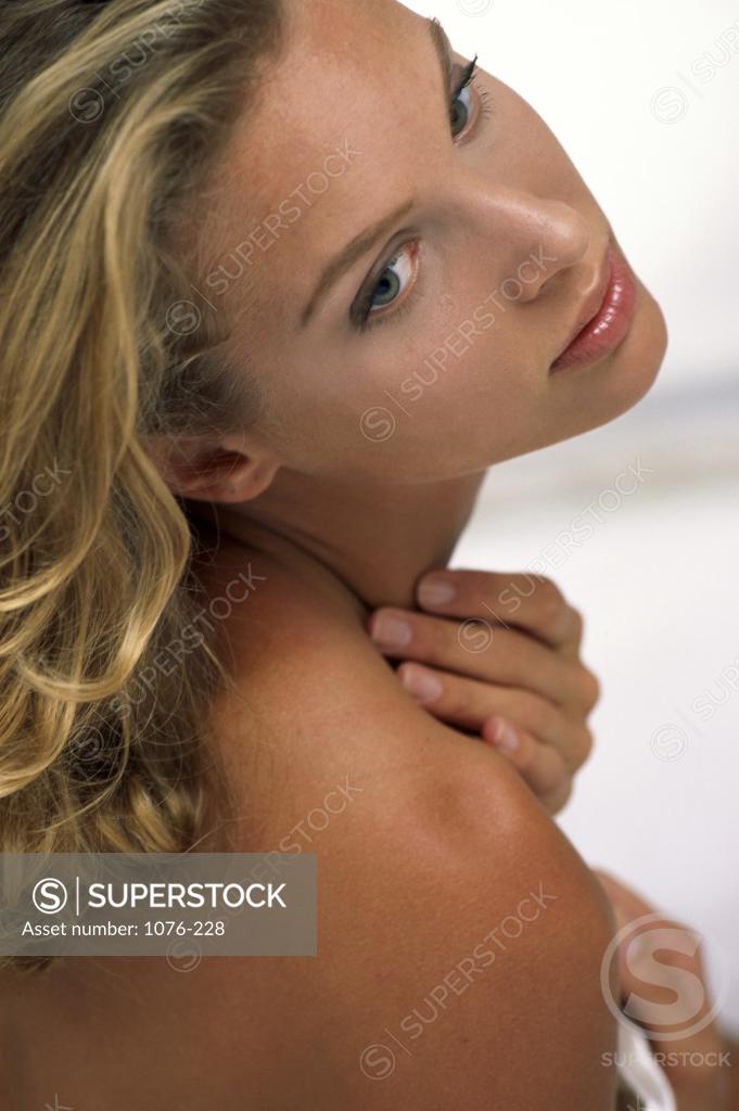 Stock Photo: 1076-228 Close-up of a young woman