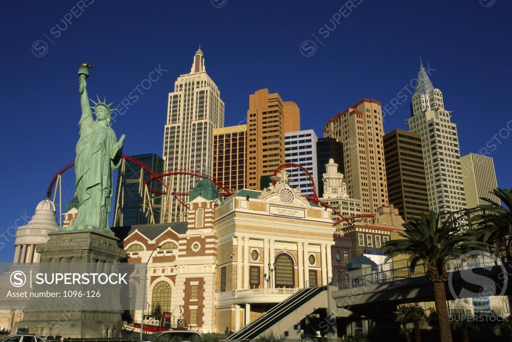 Stock Photo: 1096-126 New York-New York Hotel and Casino, Las Vegas, Nevada, USA
