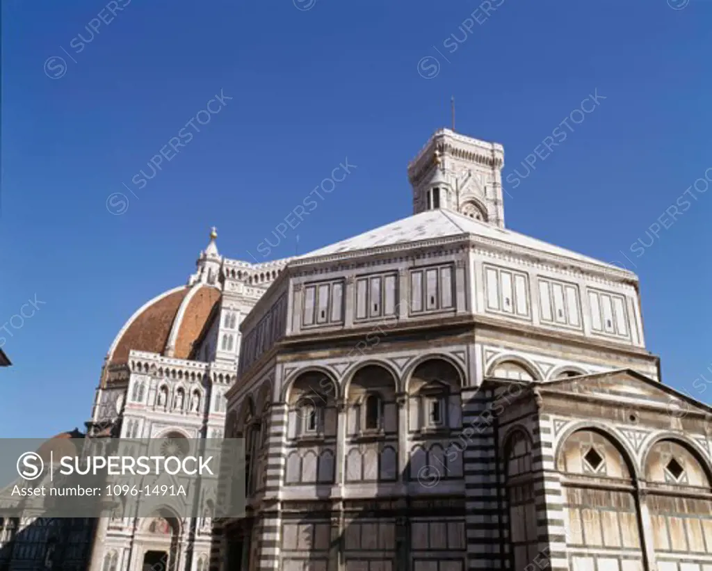 Low angle view of a cathedral, Duomo, Florence, Italy