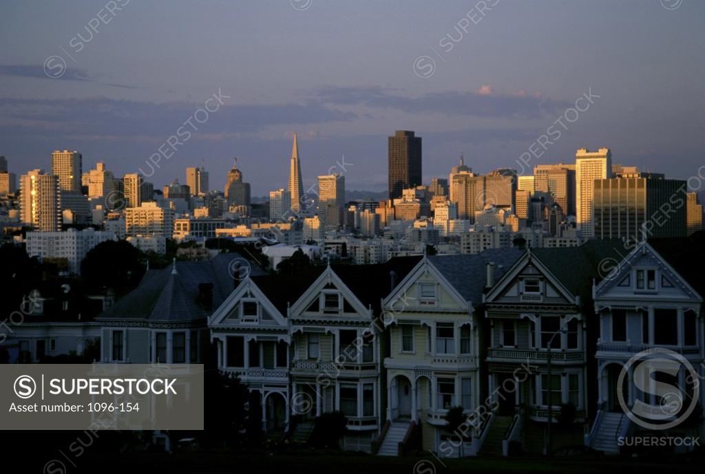 Stock Photo: 1096-154 Buildings in San Francisco, California, USA