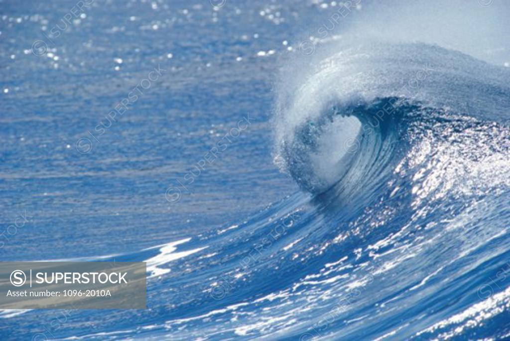Stock Photo: 1096-2010A Close-up of an ocean wave