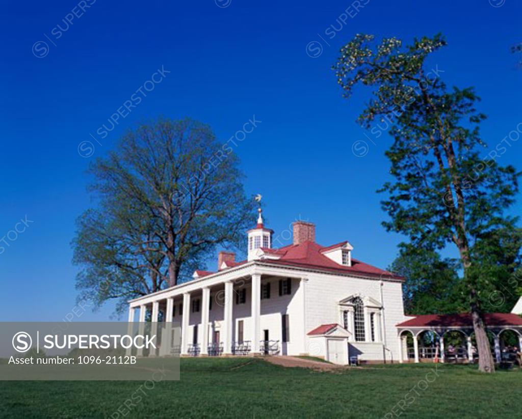 Stock Photo: 1096-2112B Mount Vernon, Home of George Washington, Virginia, USA