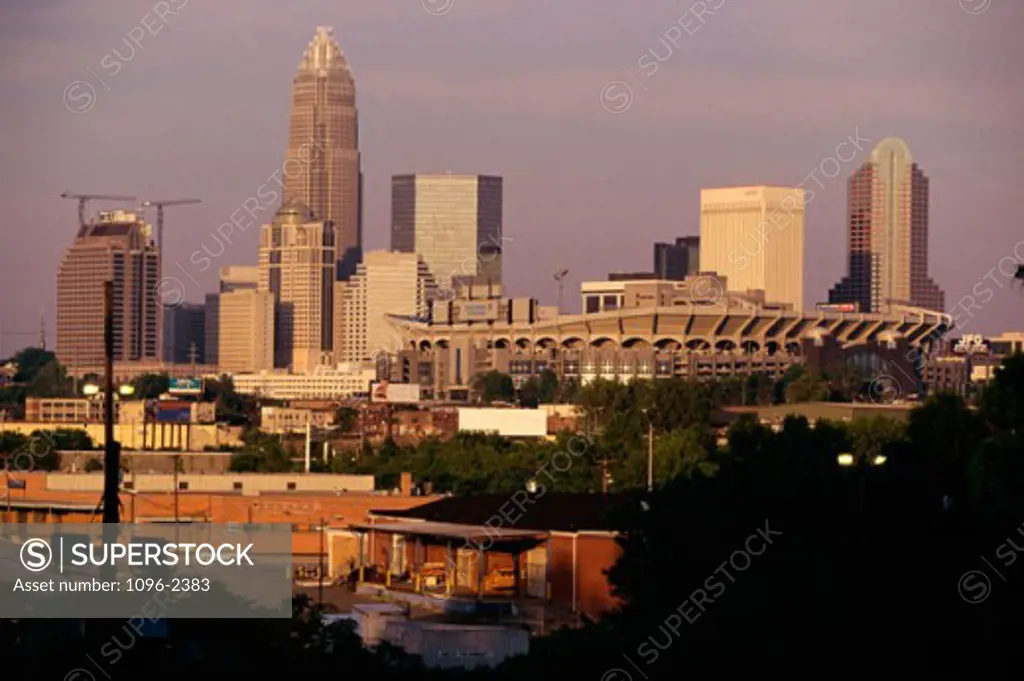 Buildings in a city, Charlotte, North Carolina, USA