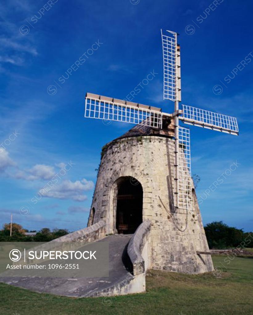 Stock Photo: 1096-2551 Windmill at the Whim Plantation Museum, Frederiksted, St. Croix