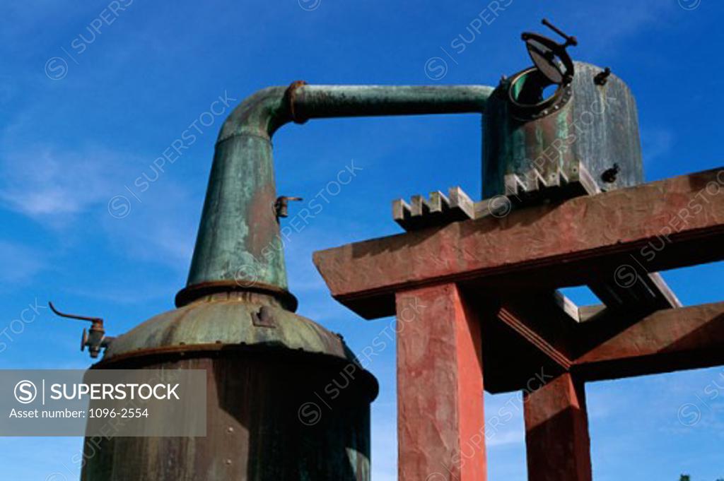 Stock Photo: 1096-2554 Boiler at the Whim Plantation Museum, Frederiksted, St. Croix