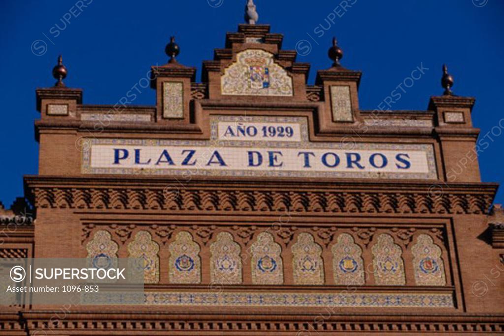 Stock Photo: 1096-853 Plaza de Toros de Las Ventas Madrid Spain