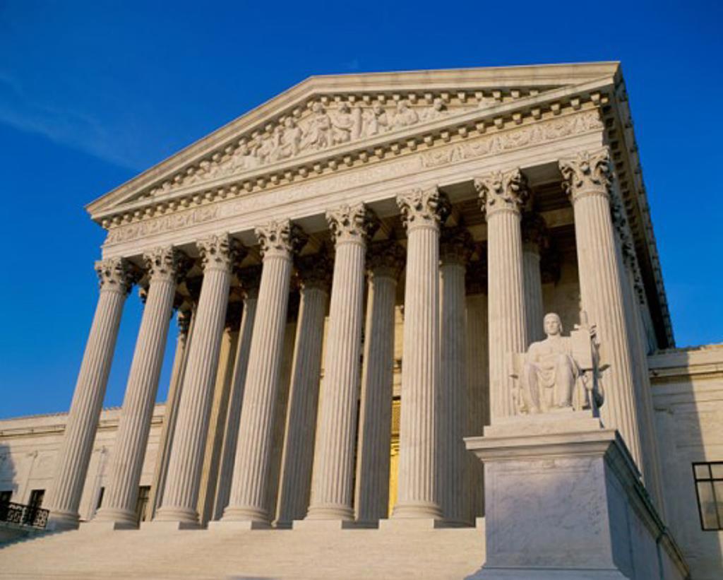 Facade of the U.S. Supreme Court, Washington, D.C., USA