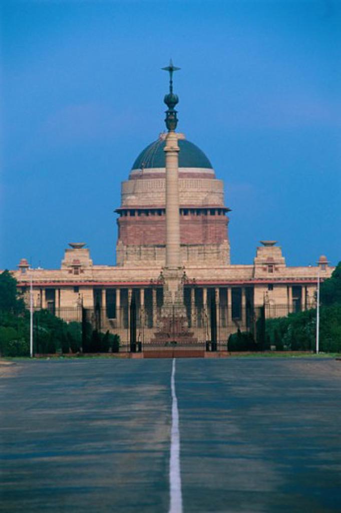 Facade of the Presidential Palace, New Delhi, India