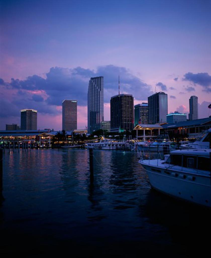 Skyscrapers in a city, Miami, Florida, USA