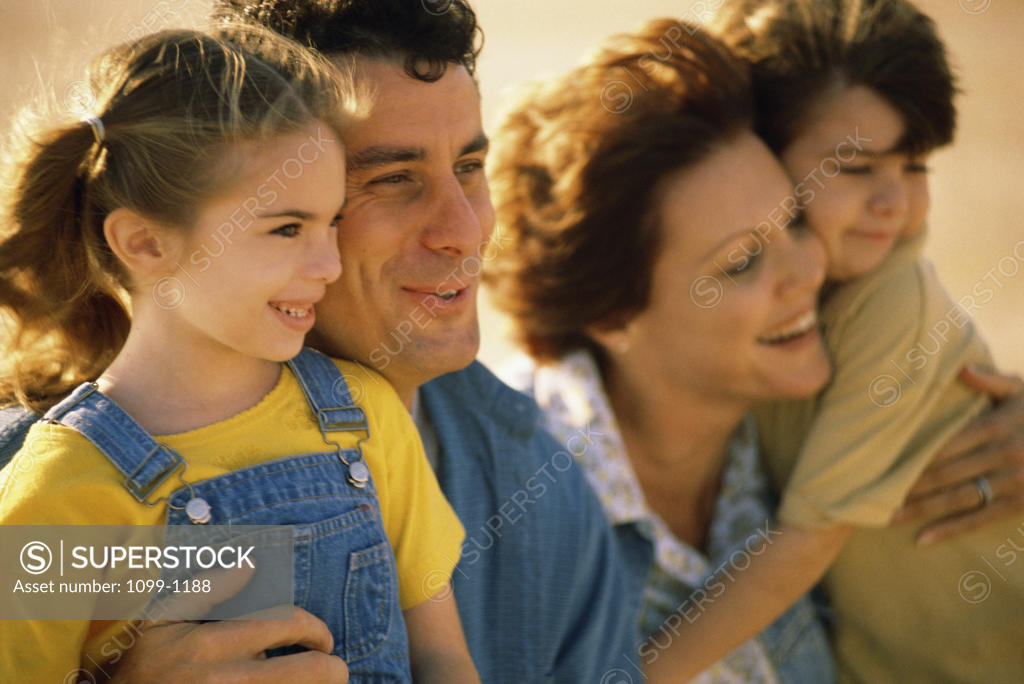 Stock Photo: 1099-1188 Parents with their son and daughter