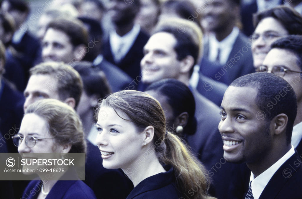 Stock Photo: 1099-1867B Group of business executives smiling