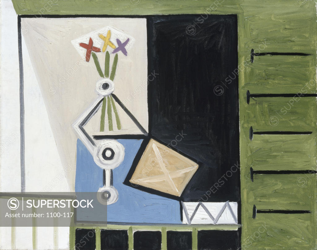 Stock Photo: 1100-117 Nature Morte December 26, 1946 Pablo Picasso (1881-1973 Spanish) Oil On Canvas Christie's Images, New York, USA