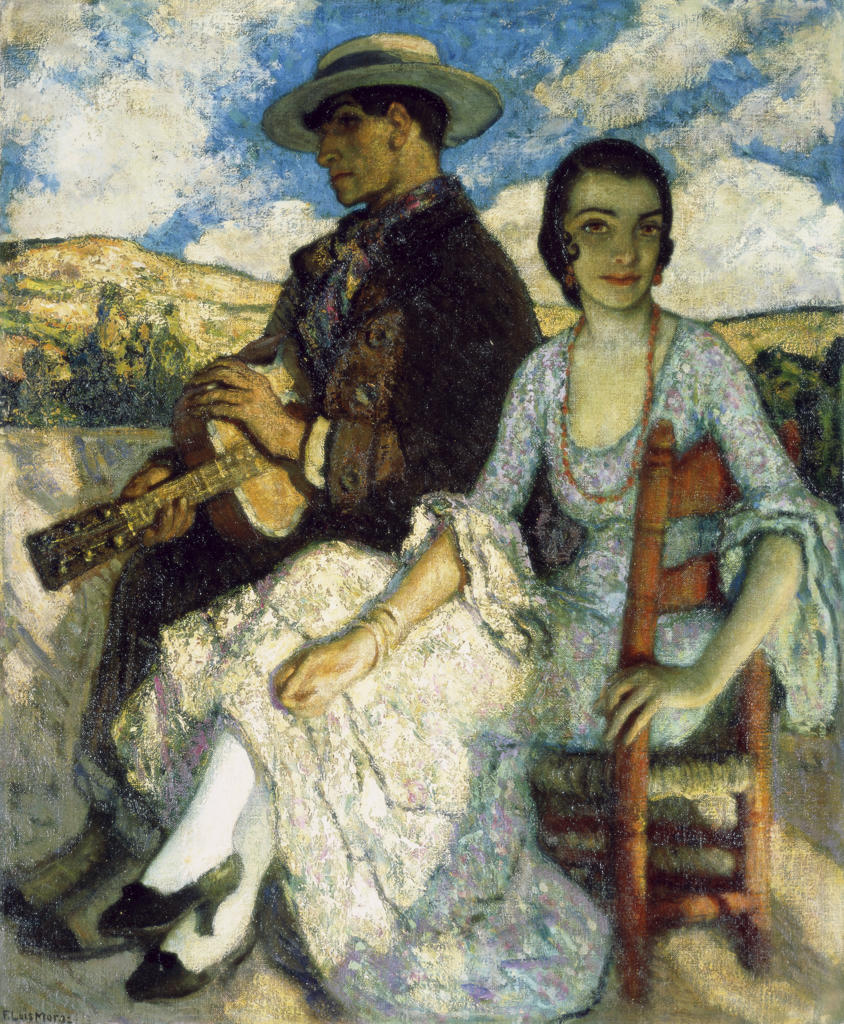 Juan and Juanita  Francis Luis Mora (1874-1940 American) Oil on canvas  