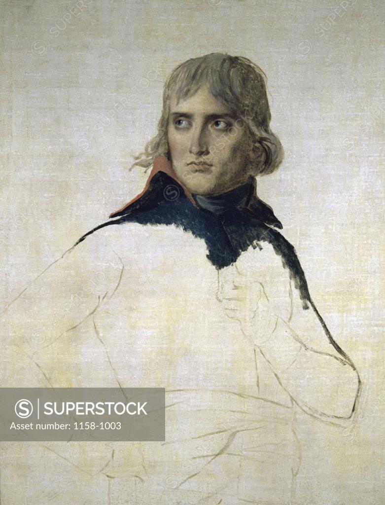 Stock Photo: 1158-1003 General Bonaparte  1797-98 Jacques-Louis David (1748-1825/French) 