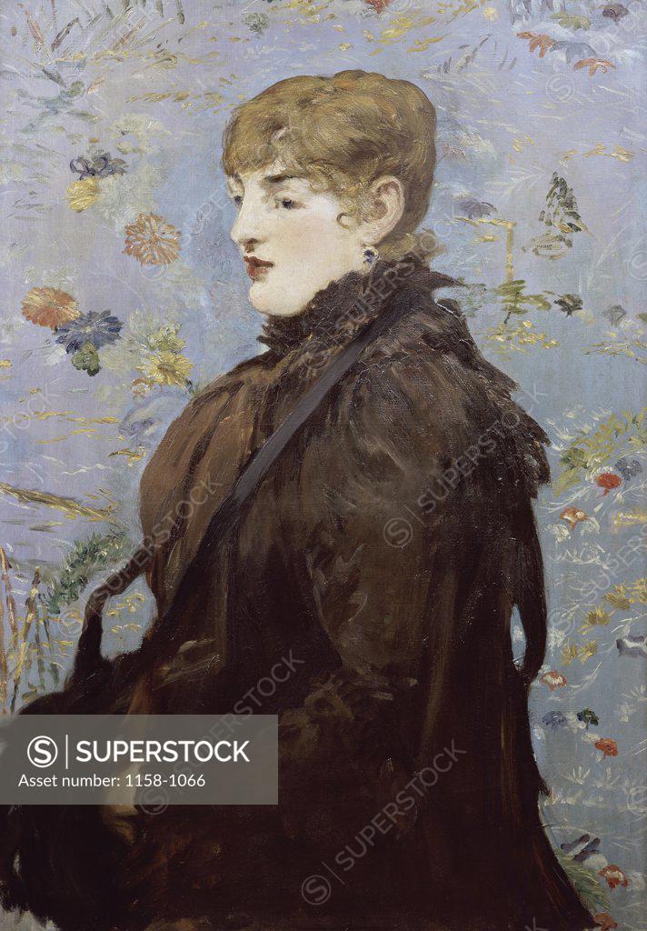 Stock Photo: 1158-1066 Merry Laurent  19th C. Edouard Manet (1832-1883/French)  Musee des Beaux Arts, Nancy 