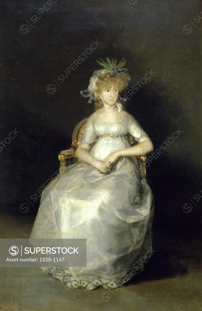 Stock Photo: 1158-1167 The Countess of Chichon (La Comtesse de Chichon) Francisco de Goya y Lucientes (1746-1828/Spanish)  Private Collection, Madrid 