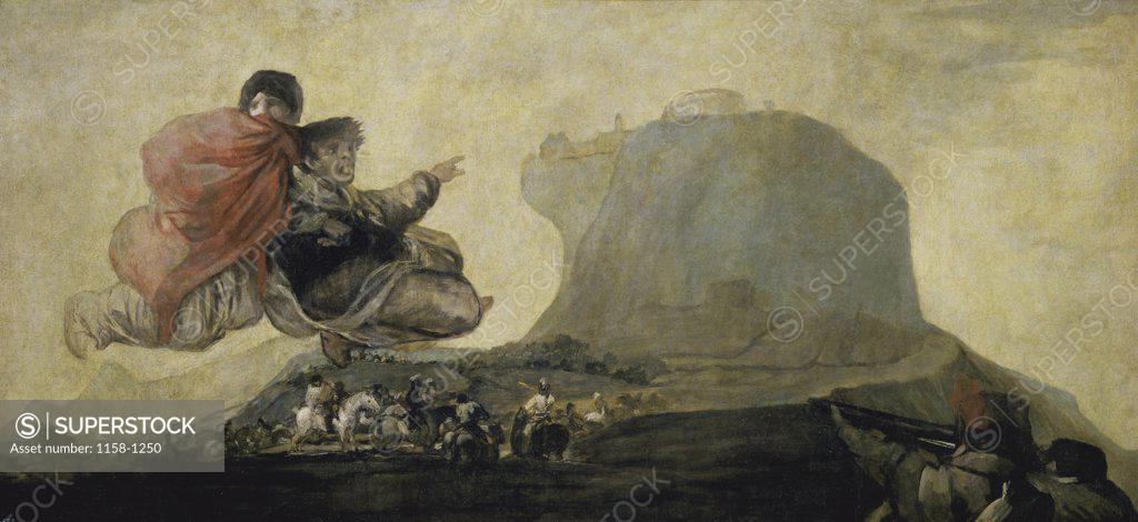 Stock Photo: 1158-1250 El Aquelarre Francisco de Goya y Lucientes (1746-1828/Spanish) Museo del Prado, Madrid 