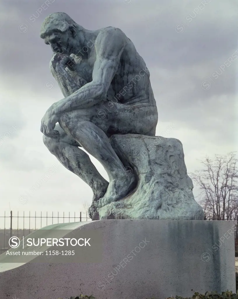 The Thinker (Le Penseur)  Auguste Rodin (1840-1917/French)  Muse Rodin, Paris 