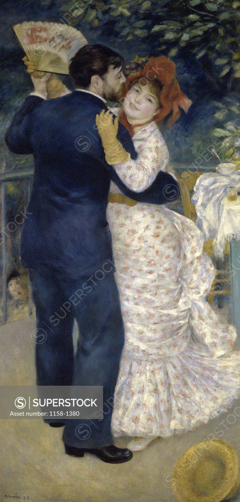 Stock Photo: 1158-1380 Dance in the Country  1863  Pierre-Auguste Renoir (1841-1919/French)  Musee d'Orsay, Paris 