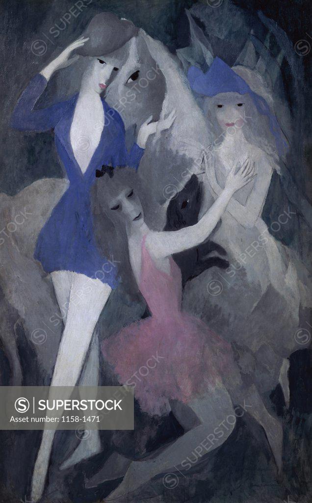Stock Photo: 1158-1471 Composition: Danseuses Espagnoles by Marie Laurencin, 1883-1956, France, Paris, French Muse de l'Orangerie
