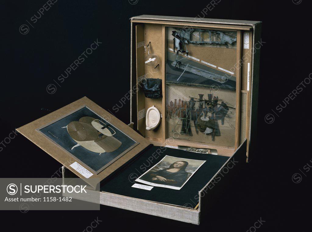 Stock Photo: 1158-1482 Le Boite en Valise by Marcel Duchamp, 1935, 1887-1968