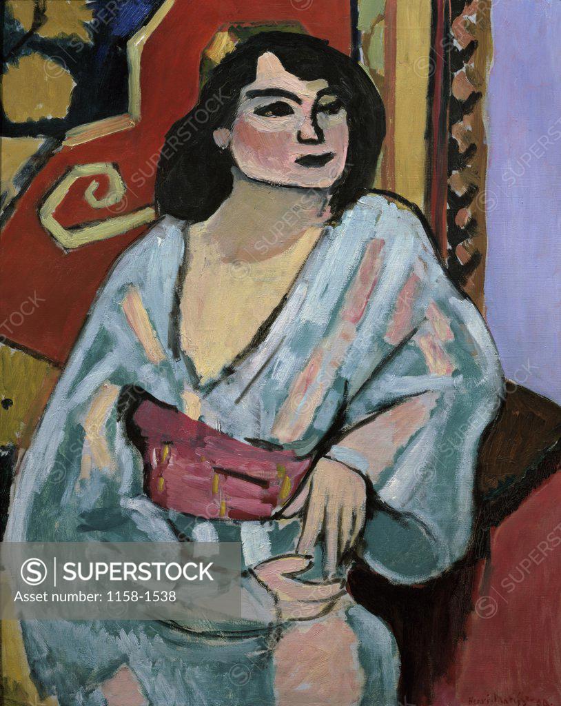 Stock Photo: 1158-1538 L'Algerienne by Henri Matisse, 1909, 1869-1954, France, Paris, Musee National d'Art de Moderne